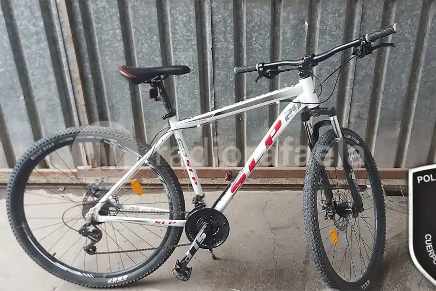 Fue interceptado por la policia con un objeto que no era suyo