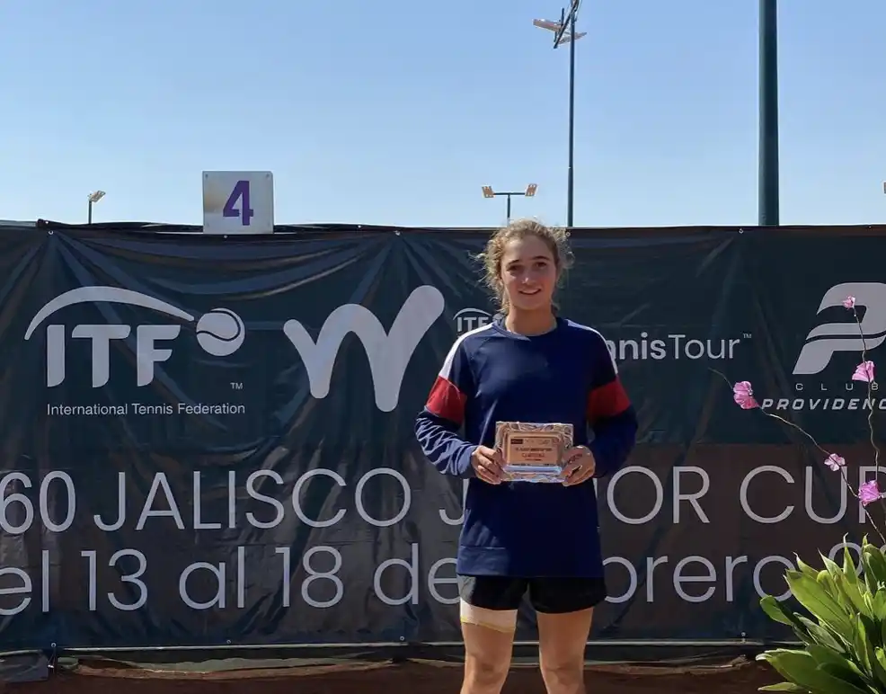 Tenis: segundo título para Candela Vázquez en México