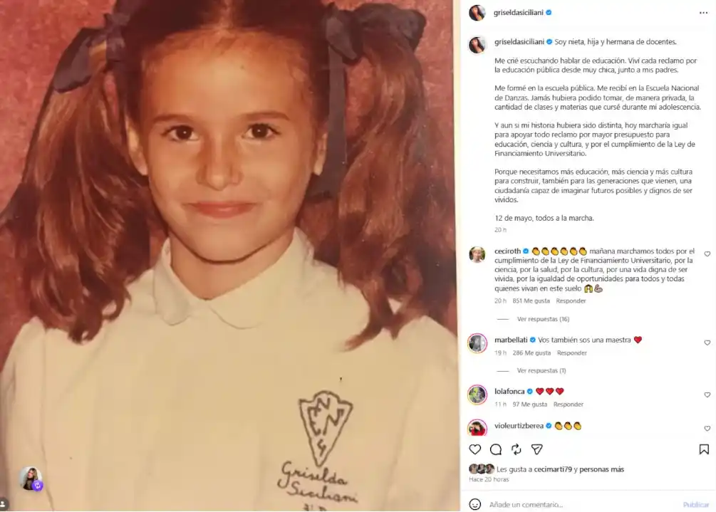 Famosos por la educación