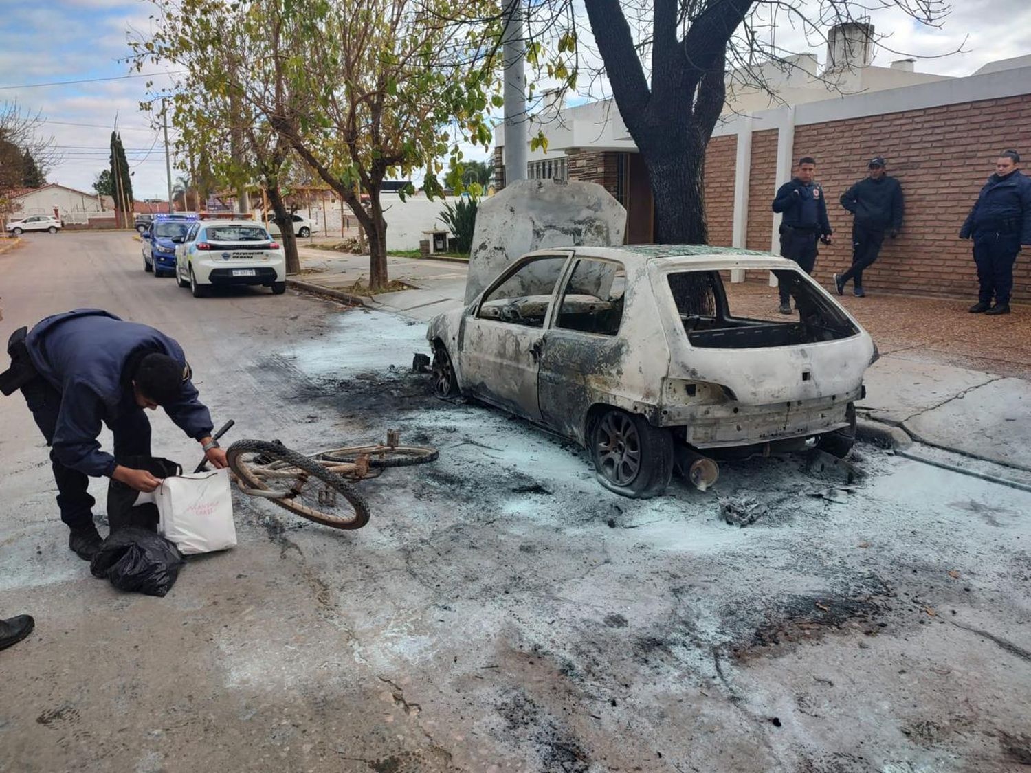 Rápido accionar de la “guardia urbana” permitió detener a un ladrón de cables de cobre