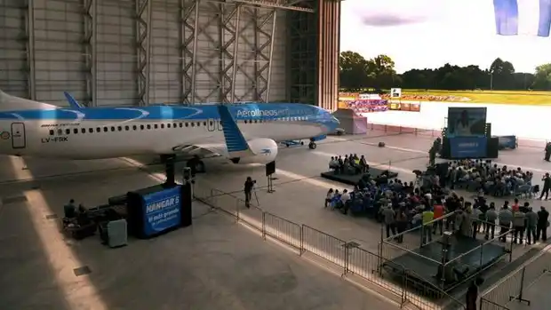 Aerolíneas Argentinas contará desde marzo con el hangar más grande de Sudamérica