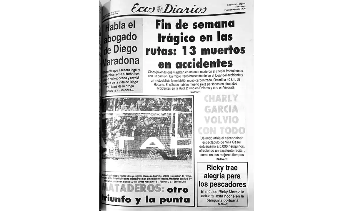 Lunes 12 de febrero de 1996