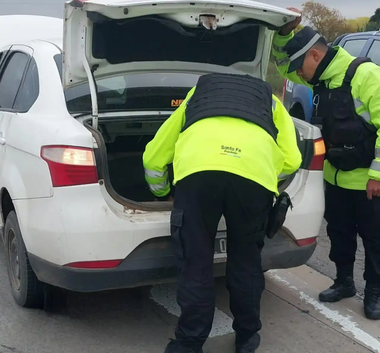 inautaron cocaina en RN19 angélica - 2