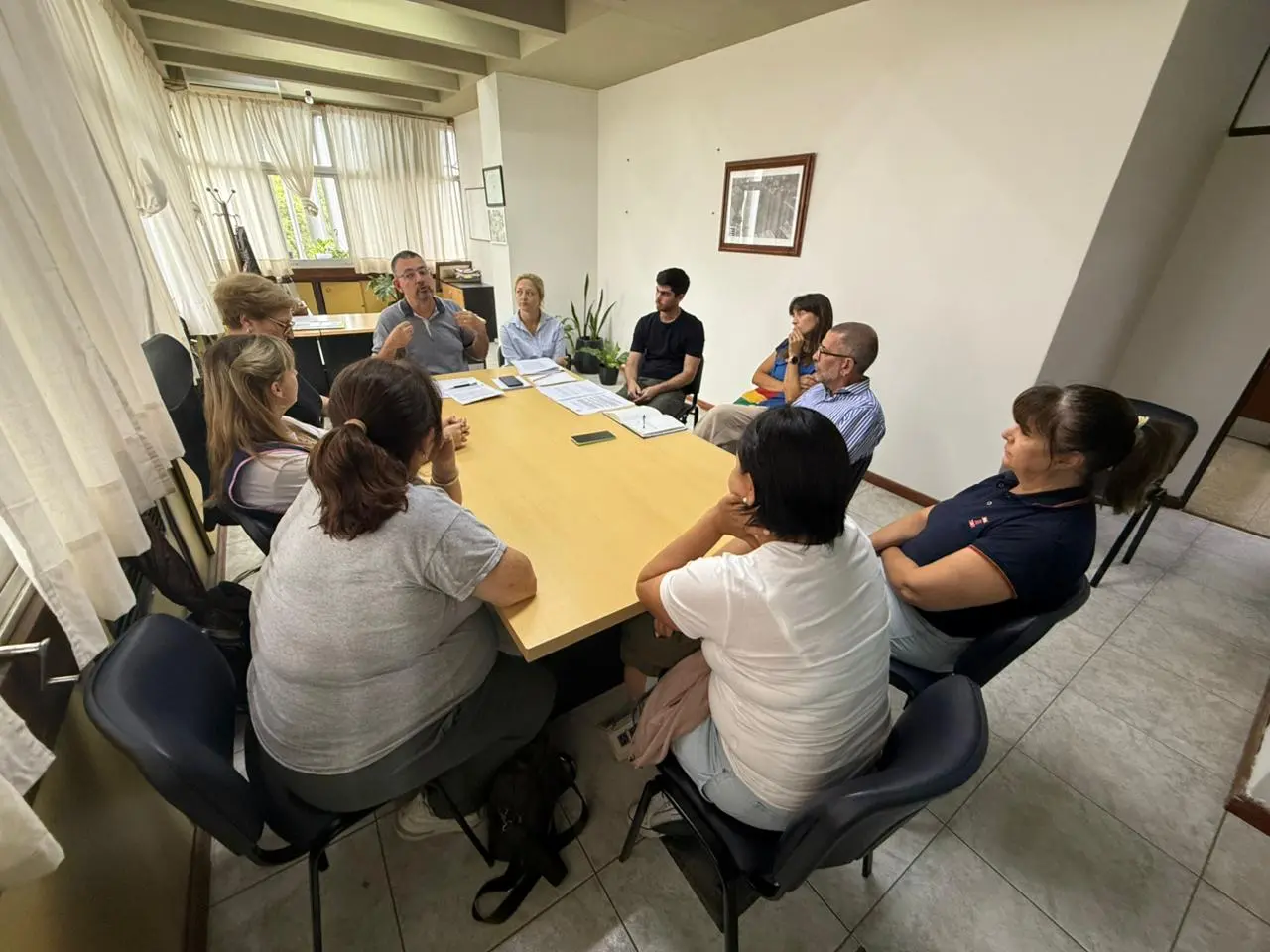 Reunión con representantes de jardines maternales