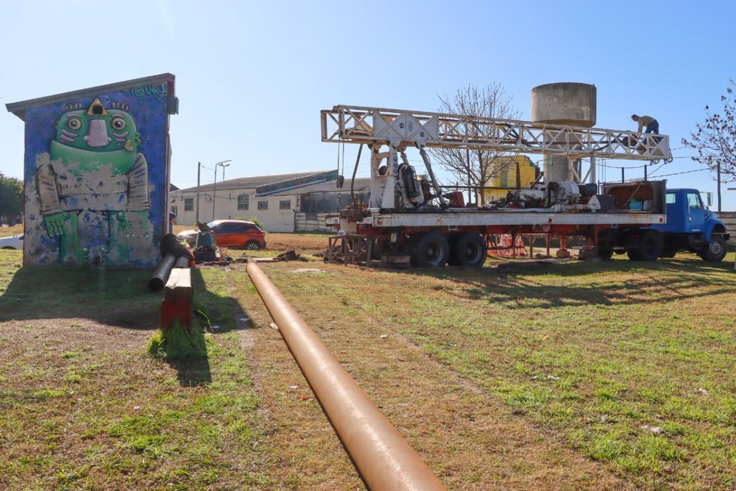 Plan Municipal de Agua Potable: se inició una nueva perforación en Barrio Hipódromo