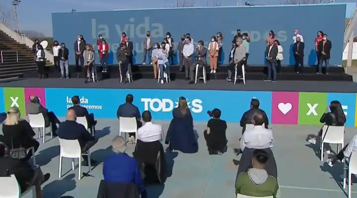 Elecciones PASO 2021: Con Kicillof, Massa y Mayra Mendoza, se presentó la lista del Frente de Todos en Quilmes