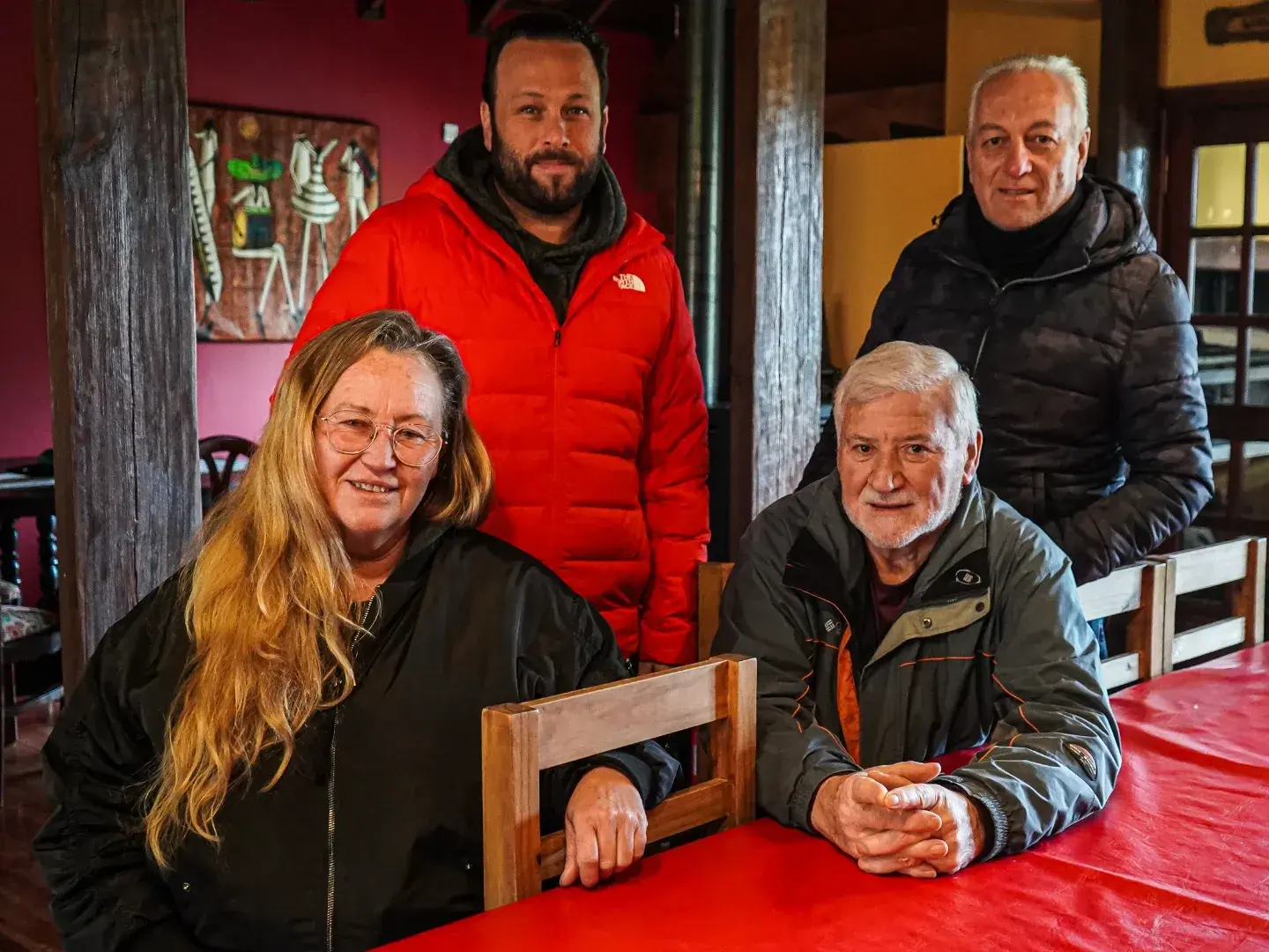 Vecinos. Carina Marrero, Omar Del Giorgio, Max Epstein y Gustavo Aimone
