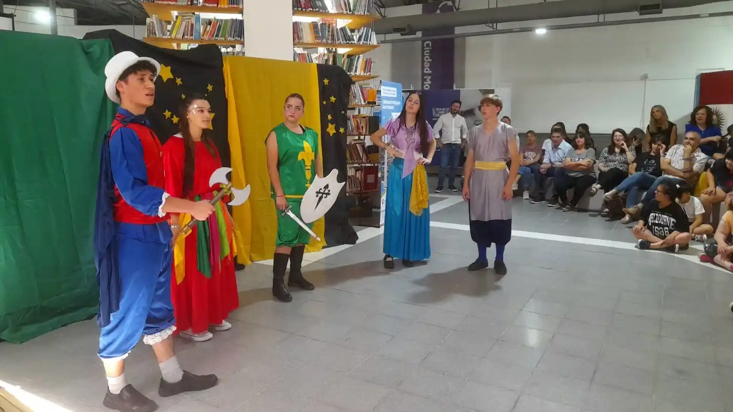 La obra fue interpretada por estudiantes del 5° y 6° año del Instituto Fasta Inmaculada Concepción.