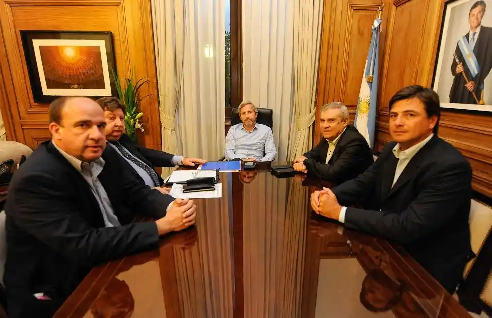 Vitor,Morchio, Ferrari y Kisser se reunieron con Frigerio