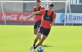 Andrés Herrera se entrenó con la formación titular