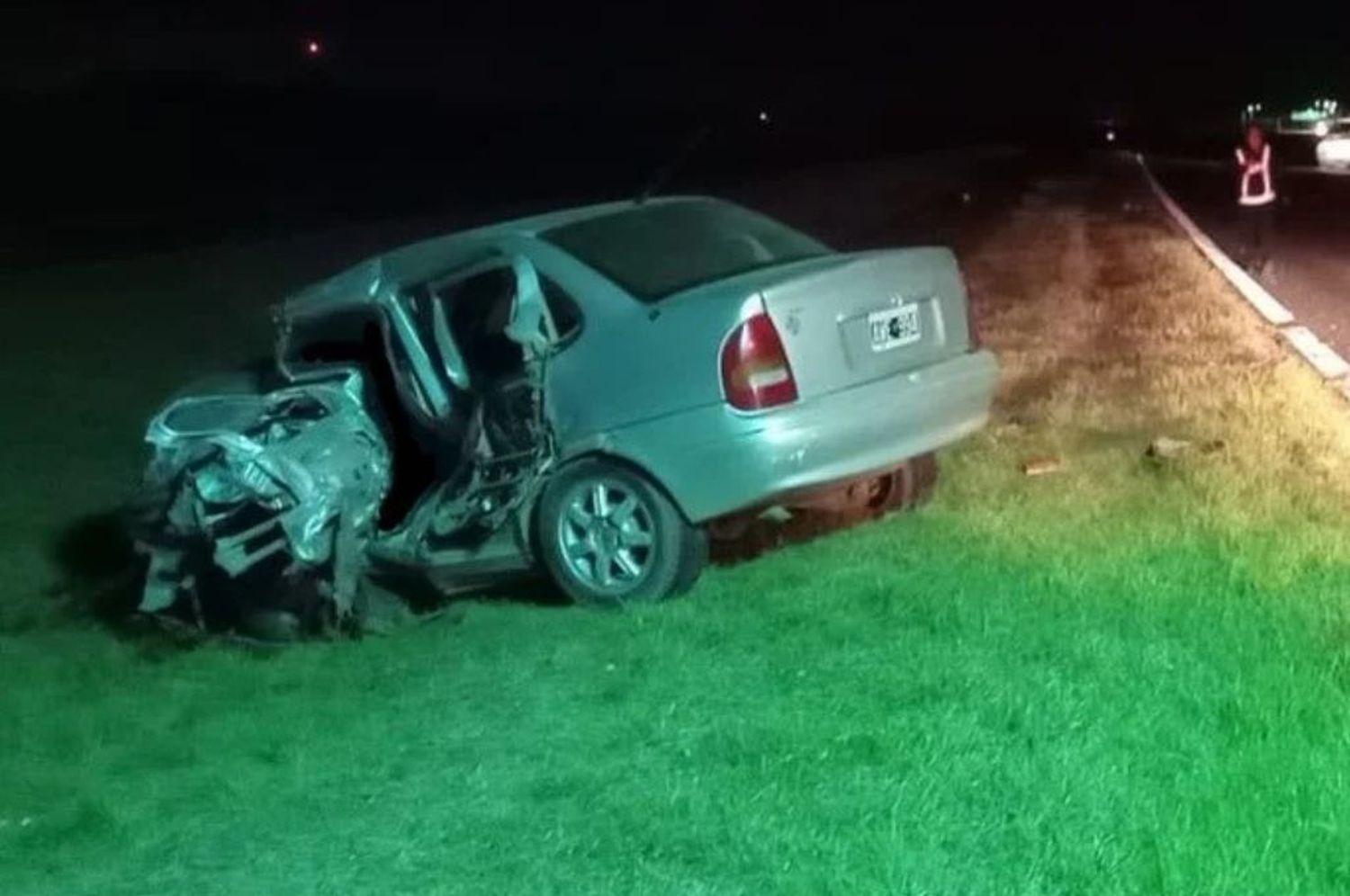 Choque frontal en la Autopista Santa Fe – Rosario: murió un automovilista