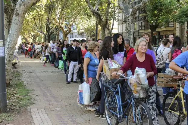 Rosario: Este viernes vuelve el canje de reciclables a la plaza Alberdi