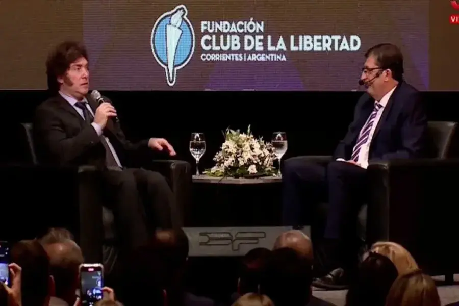Milei comparó al Congreso con un "nido de ratas" y dijo que los políticos "son una mierda"