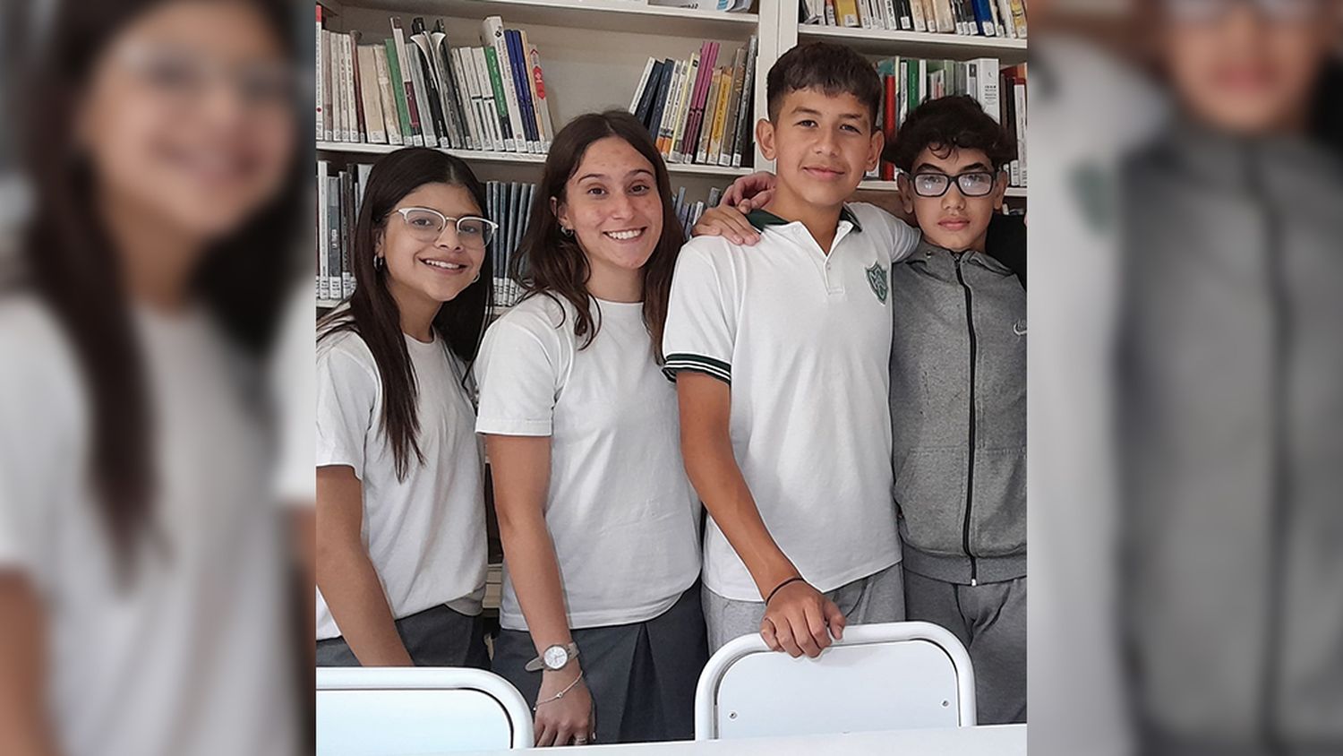 Camila, Delfina, Benjamín y Mateo participaron de la experiencia