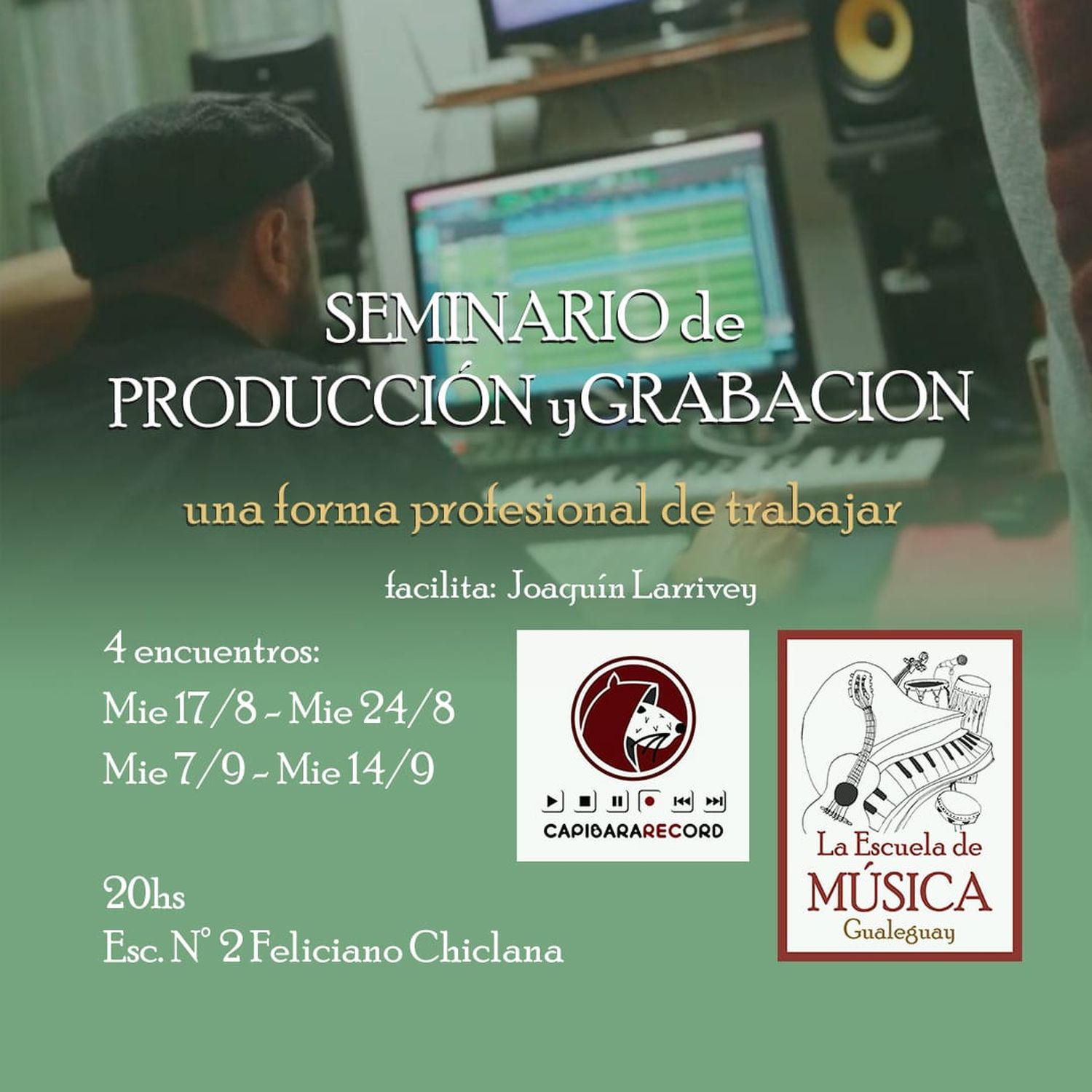 Comenzó a dictarse un seminario de Producción y Grabación Musical