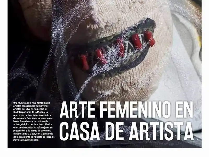 Mujeres que luchan desde el arte, en la Casa de Artista