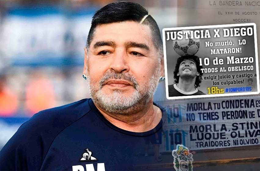 #10M: convocan a una marcha para pedir justicia por la muerte de Maradona