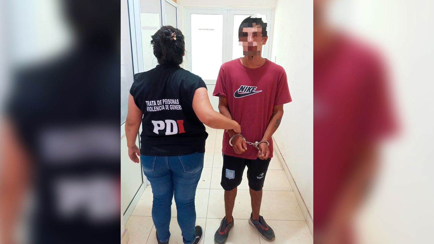 La PDI detuvo a un hombre por golpear con un palo de escoba a su pareja