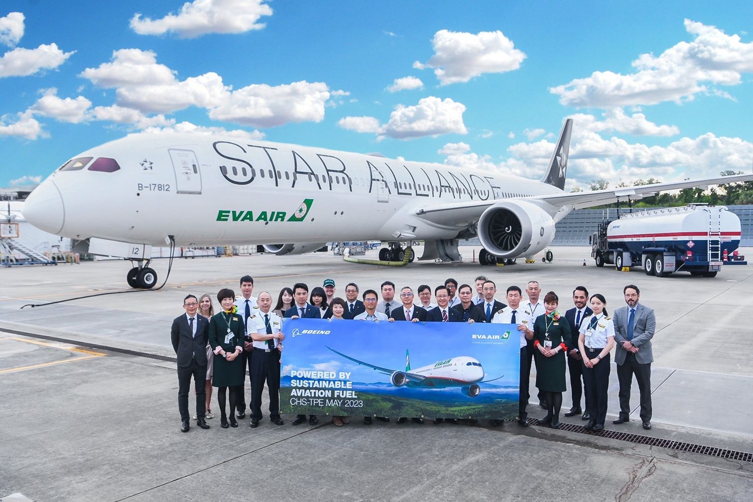 EVA Air recibe su primer Boeing 787 con livery de Star Alliance