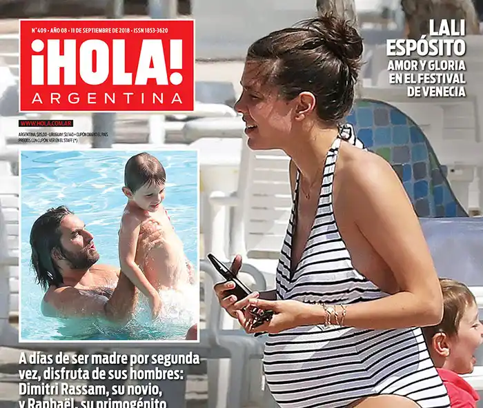 Charlotte Casiraghi feliz con su embarazo y en la playa