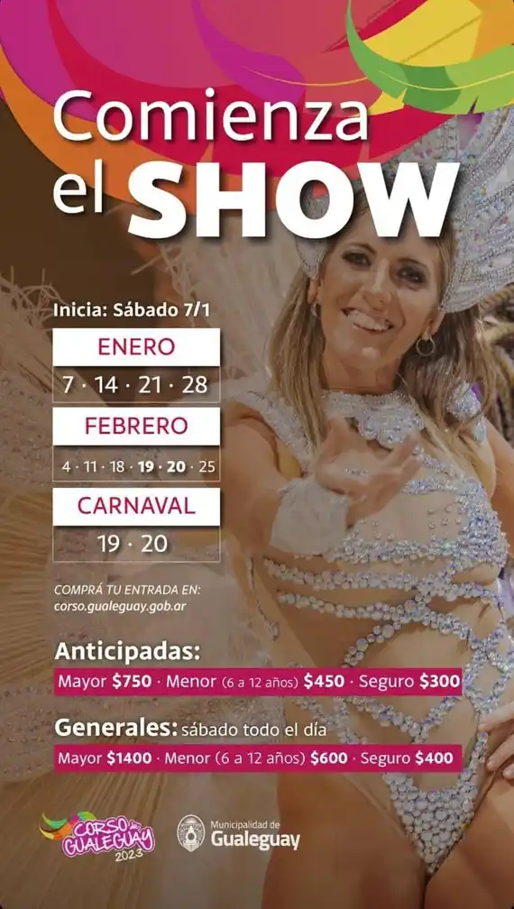 Corso de Gualeguay 2023: lo que hay que saber