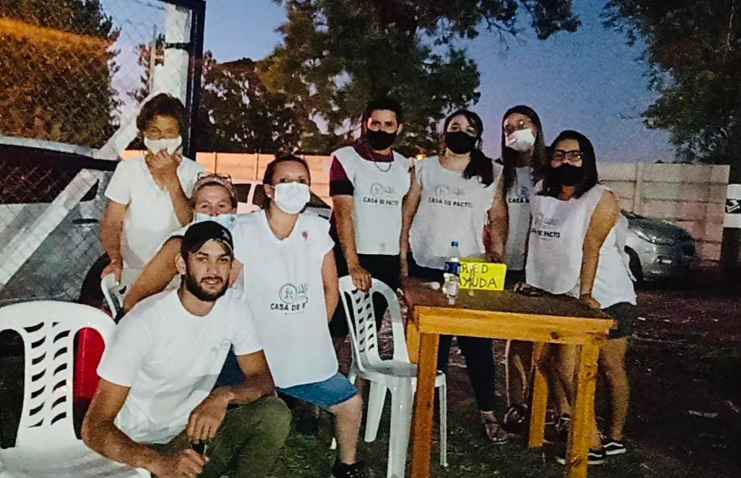 Red Ayuda presente en la inauguración de la Cancha de Libertad