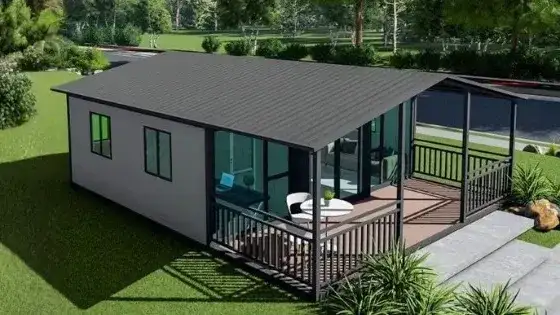 Las viviendas modulares se instalan en pocas horas y solo requieren conexión a servicios para ser habitadas
