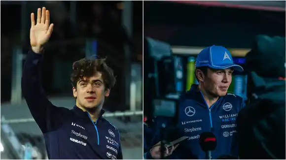 Los mensajes de la escudería Williams para Colapinto y Albon después del Gran Premio de Las Vegas