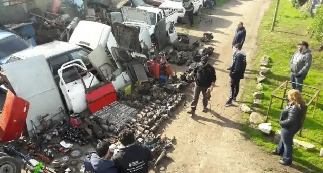 Mar del Plata: Desbaratan desarmadero clandestino