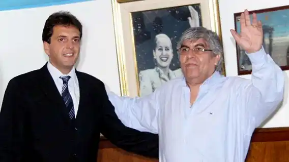 Massa se reunió con Moyano  