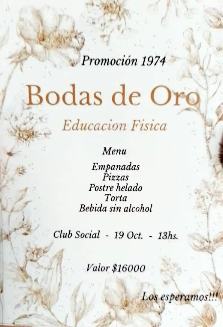 50º aniversario de la primera promoción de profesores de Educación Física