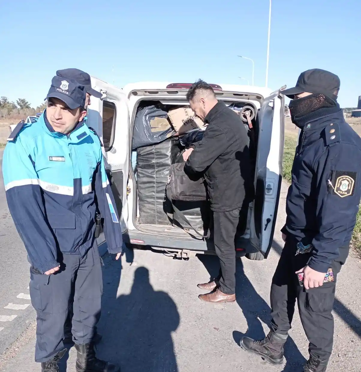 Operativo de control vehicular en Chaves sobre la ruta 3