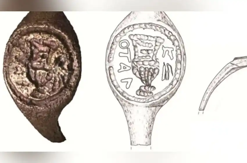 Descubrieron un anillo de bronce que perteneció a Poncio Pilato