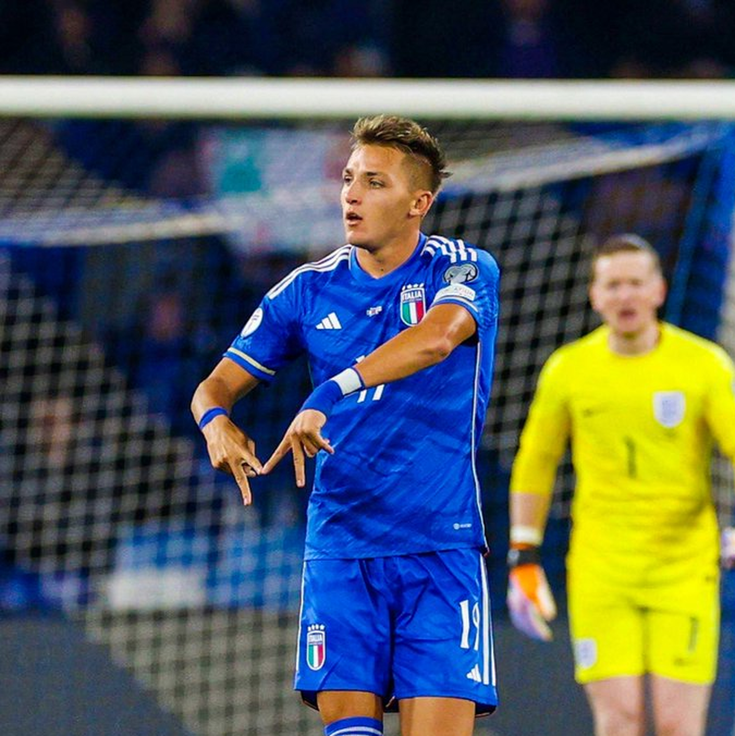 Gol de Mateo Retegui en su debut "Azzurro" ante Inglaterra