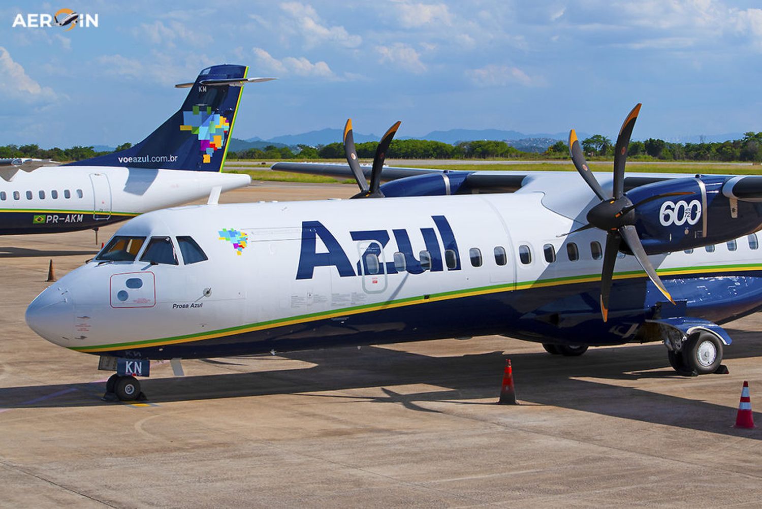 Azul muestra en el París Air Show su primer ATR 72-600 con motores PW 127XT