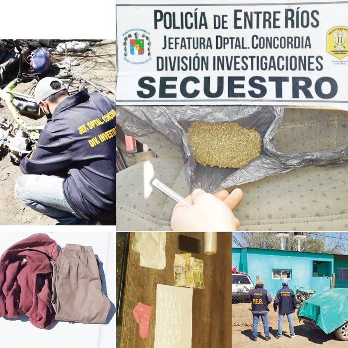 La policía realizó  allanamientos  relacionados con un robo