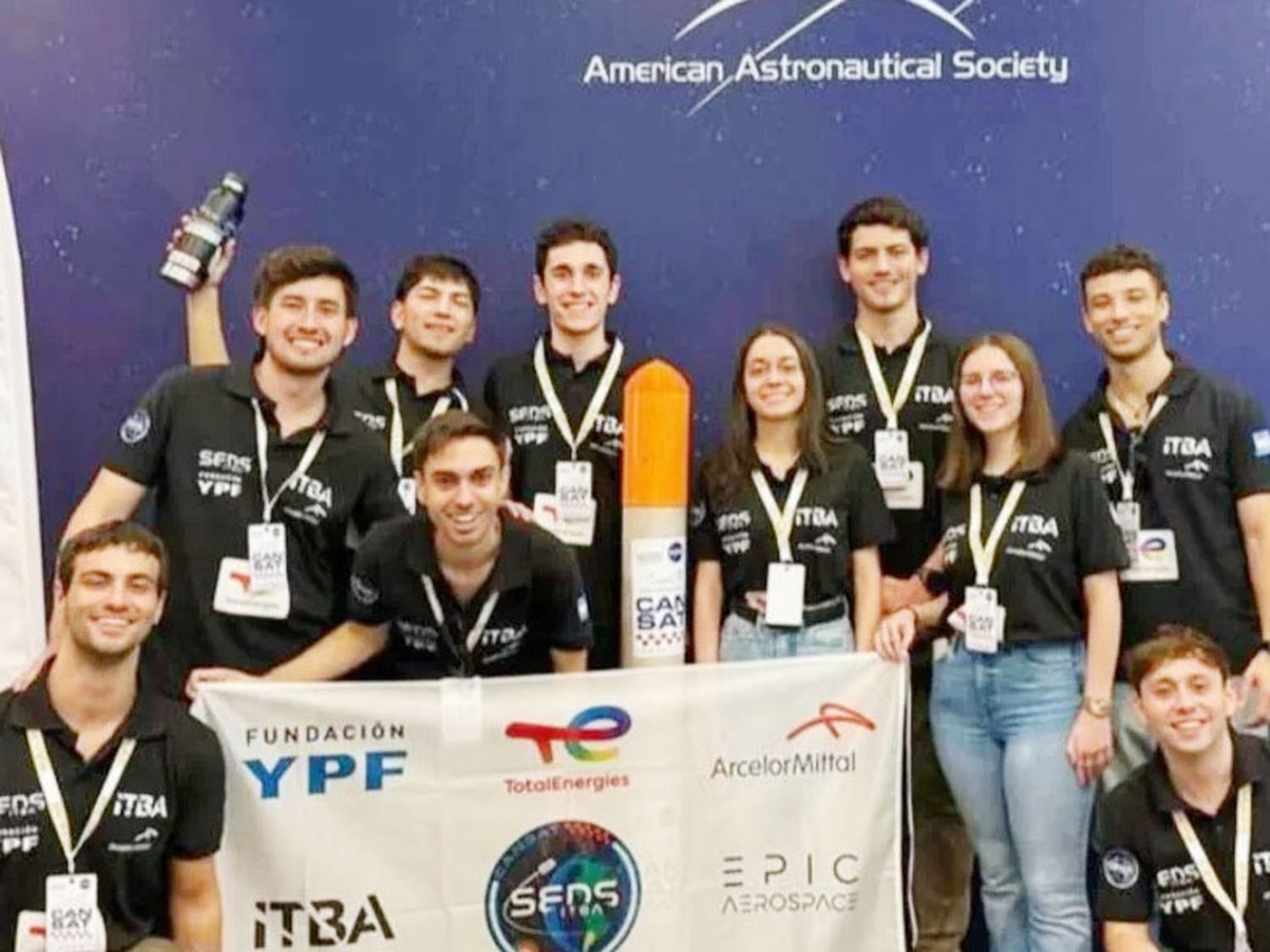 Argentinos ganaron el Mundial de Ingeniería Aeroespacial de la NASA