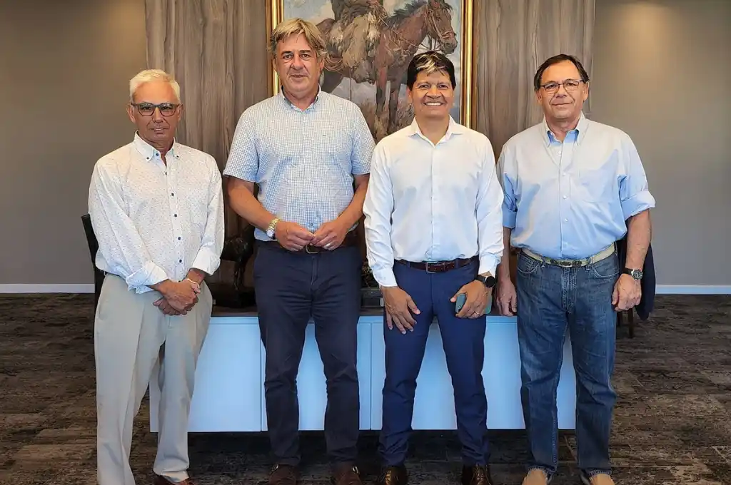 Pablo Vernengo, Nicolás Pino, Alfredo González y Juan Manuel Bautista