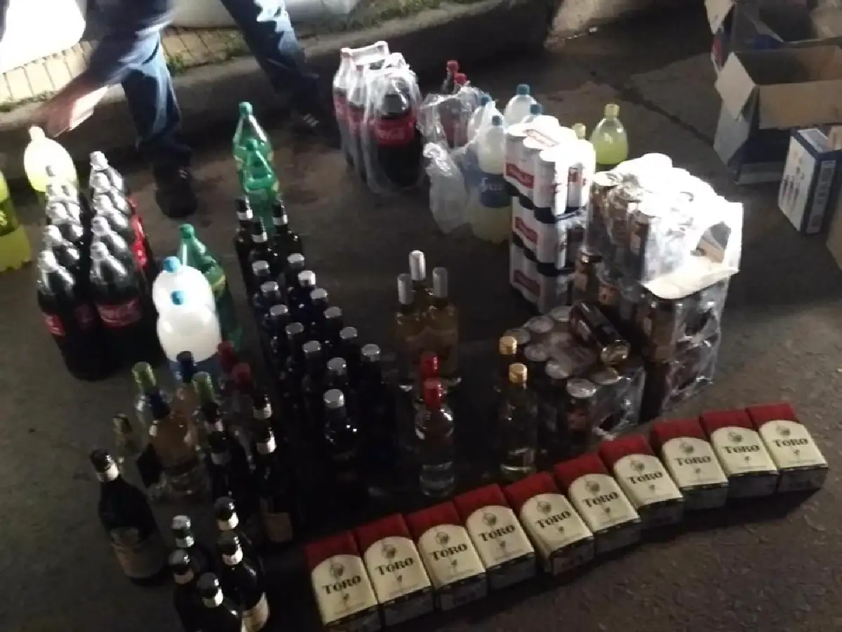 Interceptaron a delivery de bebidas alcohólicas