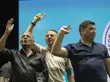 Arguello, Sola y Jerónimo, la nueva cúpula de la CGT.