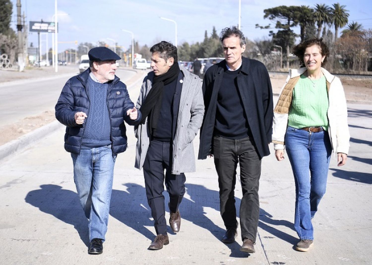 Kicillof, Katopodis y Curutchet reinauguraron tramo de ruta 40