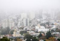 Alerta violeta por un banco de niebla que cubre Tandil