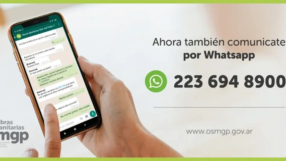OSSE suma línea de WhatsApp para gestiones no presenciales
