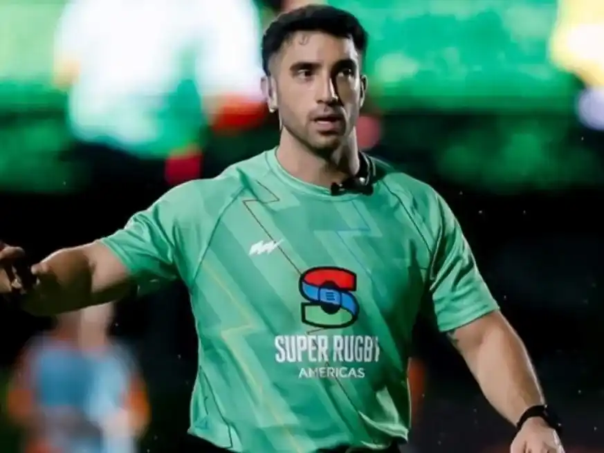 Tomás Bertazza, el árbitro para Dogos - Capibaras.Foto:El Litoral