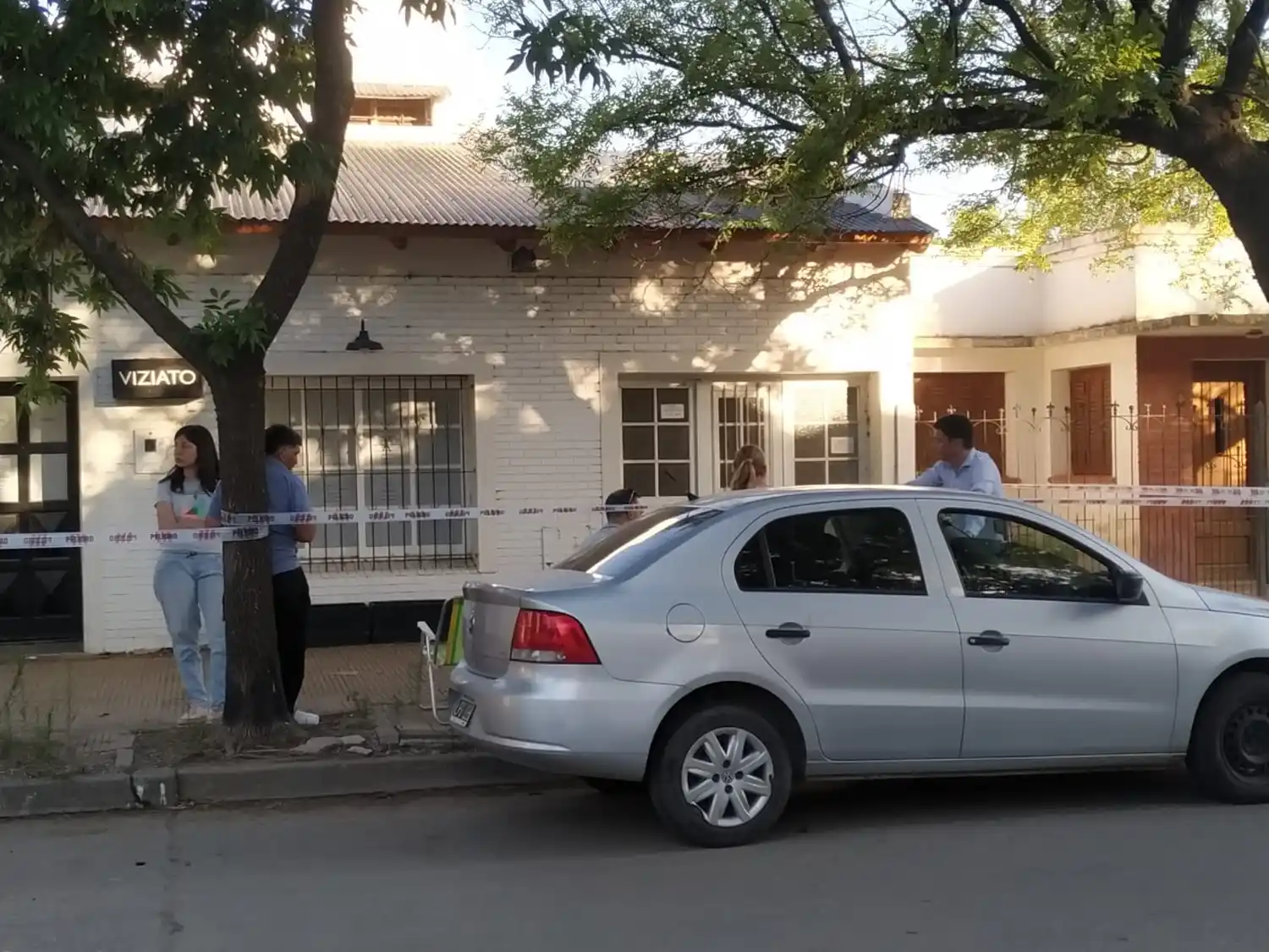 El domicilio de calle Colón 81 donde fue encontrado el cuerpo sin vida.