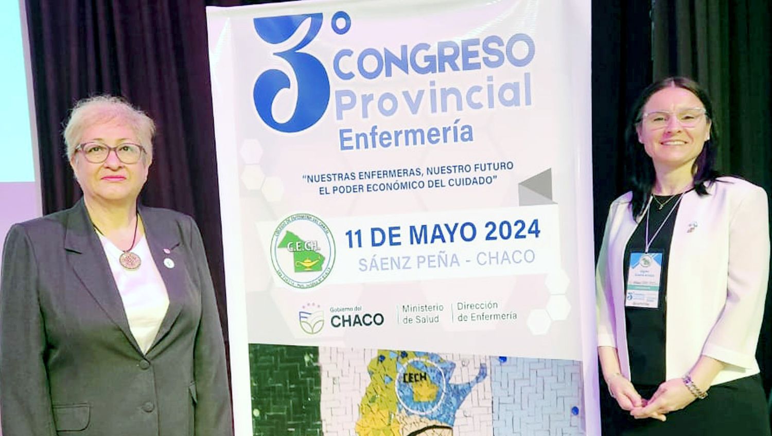 Autoridades de la cartera sanitaria entrerriana participaron del 3° Congreso Provincial de Enfermería en Chaco