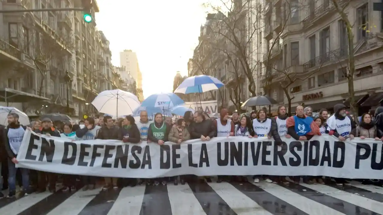 Las federaciones universitarias harán protestas en todo el país