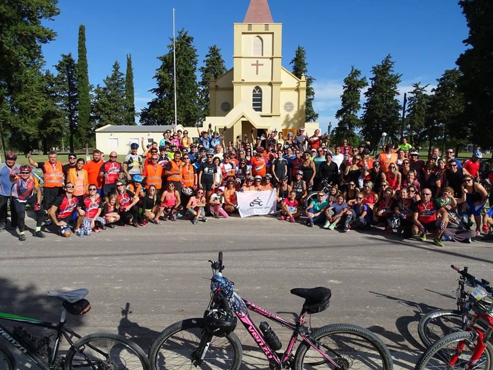Se realizó la travesía “Pedaleamos por la fe”