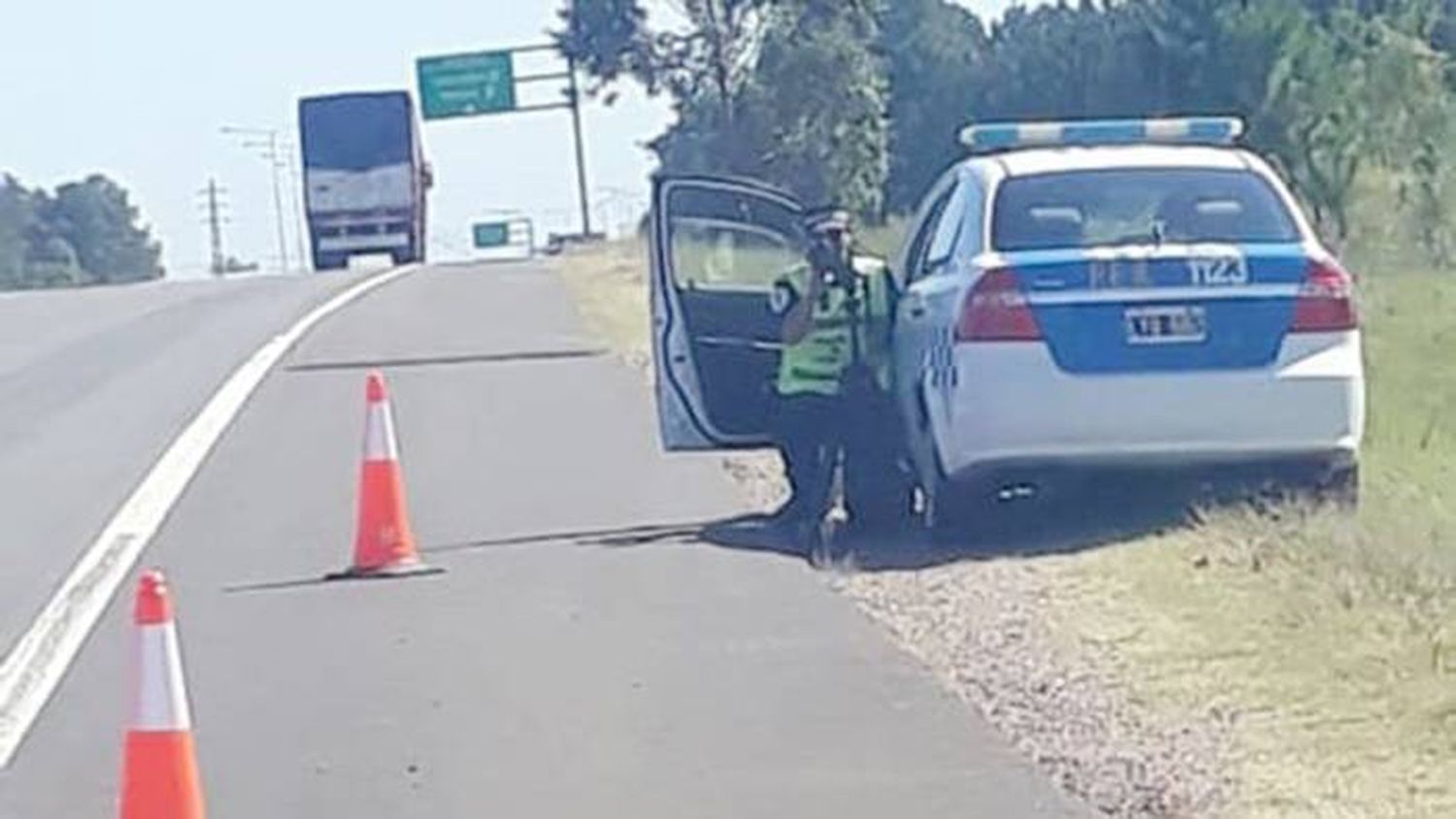 Hallaron a un hombre muerto en la autovía 14, a pocos  kilómetros de Federación