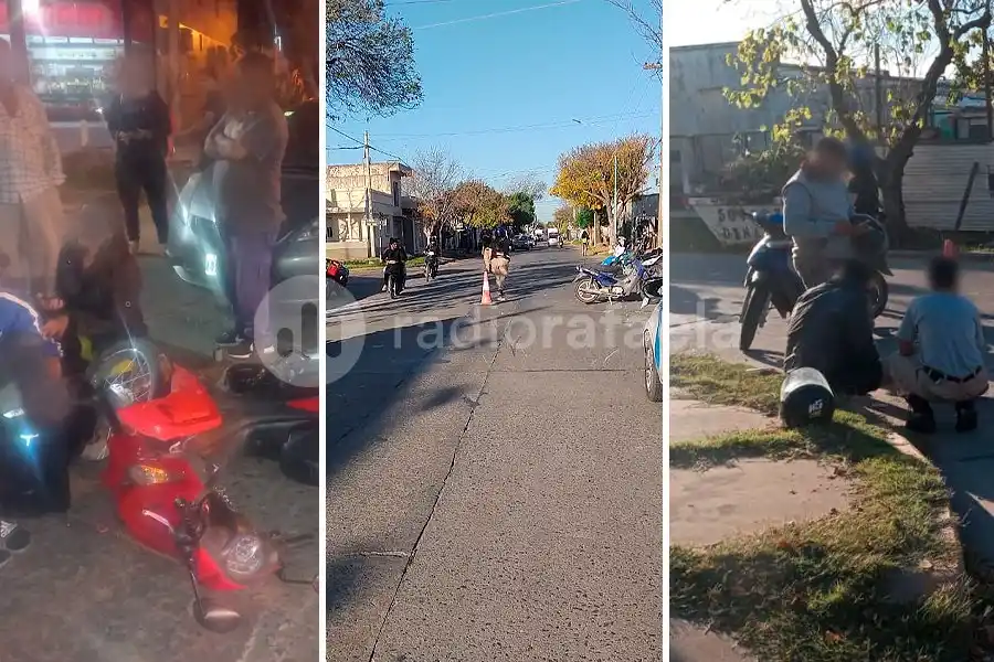 Varios accidentes en la tarde del martes terminaron con más de un herido